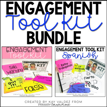 Preview of Accountable Talk Bundle-English & Spanish-Student Engagement-dual language