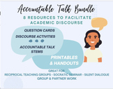 Accountable Talk Bundle - Middle & High School - Handouts,