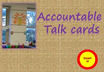 Preview of Accountable Talk Cards SPANISH