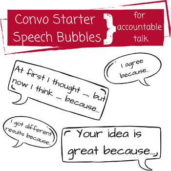 Preview of Accountable Talk Convo Starters