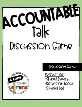 Preview of Accountable Talk Discussion Game