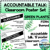 Accountable Talk - Discussion Stem Classroom Posters (Fern