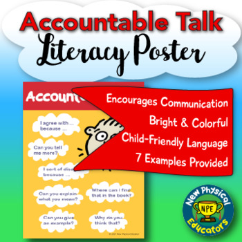 Preview of Accountable Talk Literacy Poster