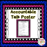 Accountable Talk Poster FREEBIE