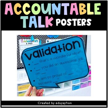 Preview of Accountable Talk Posters