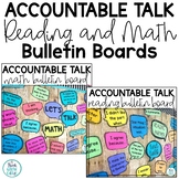 Accountable Talk Posters Stems Bulletin Boards Math Readin