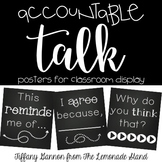 Accountable Talk Posters {Chalkboard Style}