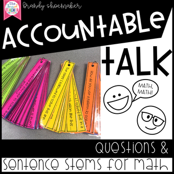 Preview of Accountable Talk Sentence Stems