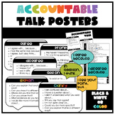 Accountable Talk Speech Bubble Posters Anchor Chart Bookmark