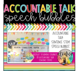 Accountable Talk Speech Bubble Sentence Stems