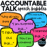 Accountable Talk Sentence Stem Speech Bubbles