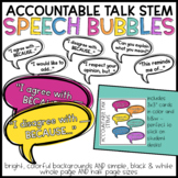 Accountable Talk Stem Speech Bubbles
