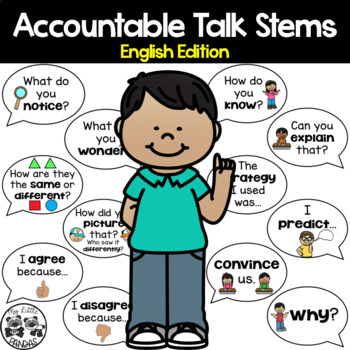 Preview of Accountable Talk Stems for Primary Students