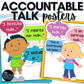 Preview of Accountable Talk Stems Posters