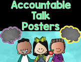 Accountable Talk Stems Speech Bubble Posters