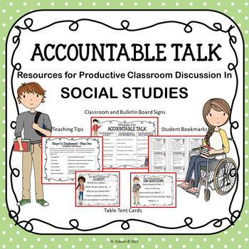 Preview of Accountable Talk Strategies and Resources for Productive Classroom Discussion