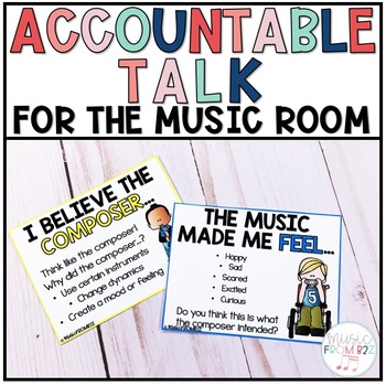 Preview of Accountable Talk for the Music Room