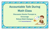 Accountable Talk in Math Sentence Starter Prompts