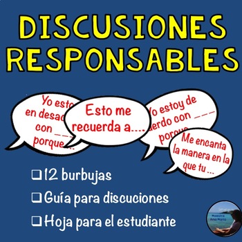 Preview of Accountable Talk in Spanish - Discusiones responsables