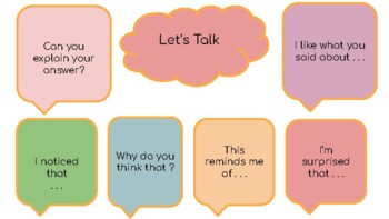 Preview of Accountable Talk Stems in English