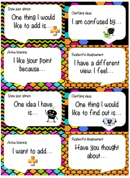 Preview of Accountable talk bundle