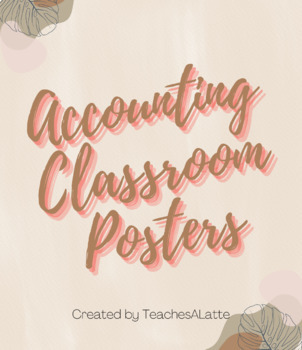 Preview of Accounting Classroom Posters