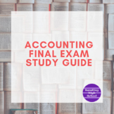 Accounting Final Exam Study Guide