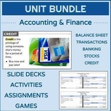 Accounting & Finance | UNIT BUNDLE (Intro to Business)