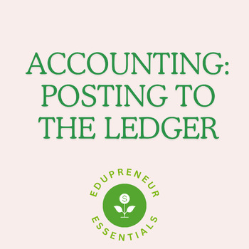 Preview of Accounting - Posting to the Ledger - BAF3M no Tax