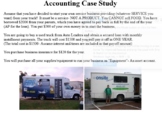 Accounting Service Truck WORKSHEET/ADJ Project