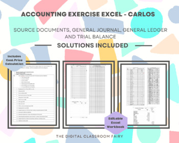 Preview of Accounting Transaction Analysis Exercise - Carlos