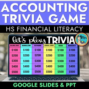 Preview of Accounting Trivia Game