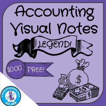 Preview of Accounting Visual Notes LEGEND! | FREE!