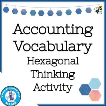 Preview of Accounting Vocabulary Hexagonal Thinking Activity