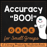 Accuracy BOO | Halloween Decoding + Fluency Game