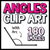 Accurate Angles Clipart (with Arc) - Math Clip Art