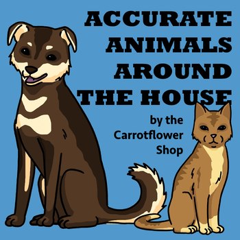 Preview of Accurate Animals Around the House - Clip Art