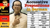 Accusative Prepositions in German