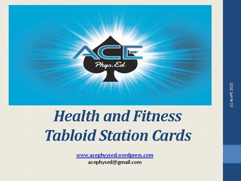 Preview of AcePhysEd Tabloid Station Cards
