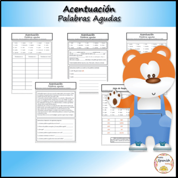 Preview of Acentuación - Palabras agudas (Accentuation)
