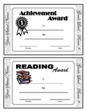 Achievement Award Half-Sheet BWs