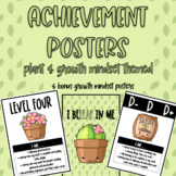 Achievement Posters | Plant & Growth Mindset Theme