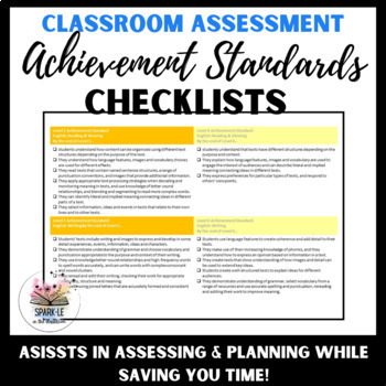 Achievement Standard Checklists English and Mathematics Victorian ...