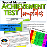 Achievement Test Report Templates and Cheat Sheets | Speci