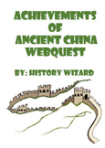 Achievements of Ancient China Webquest