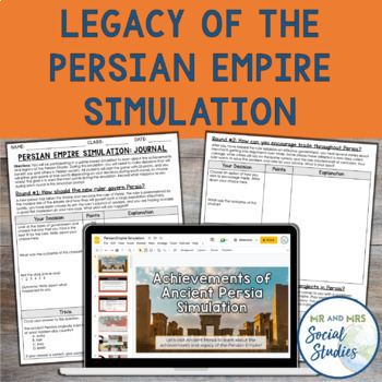 Preview of Achievements of Ancient Persia | Persian Empire Simulation Activity