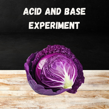 Preview of Acid and Base Science Experiment with Questions  (2nd-3rd Grade)