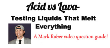 Preview of Acid vs Lava - Testing Liquids that Melt Everything (Video Question Guide)