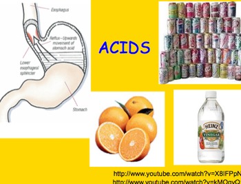 Preview of Acids & Bases, Chemistry - Lesson Presentation, Mini-Lab Experiment, Videos