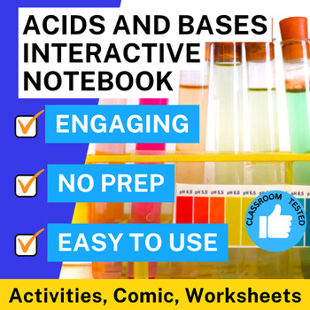 Preview of Acids, Bases, pH Scale Interactive Notebook